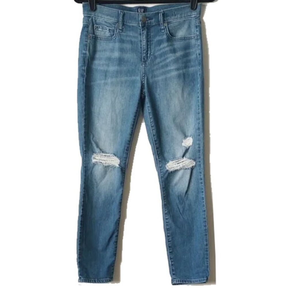 Gap Light Weight True Skinny Jeans 27 Medium Indigo